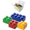 Zebrix XXL 25 mattoncini da costruzione in 4 colori, grandi blocchi di costruzione in rosso, verde, blu e giallo (25 pietre), per neonati e bambini, prodotti in Germania