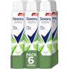 Rexona - Deodorante spray antitraspirante da donna all'aloe vera, 200 ml, confezione da 6