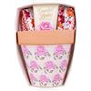 Accentra Set per la cura delle mani Essential Botanics in vaso di fiori, crema per le mani, crema per le unghie profumata con bellissimi guanti da giardino