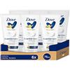 Dove Crema idratante per le mani Nutrizione essenziale che idrata e cura la pelle, 75 ml, confezione da 6