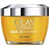 Olay Vitamin C + AHA 24 Crema Hidratante, Gel Crema De Día Con Vitamina C, AHA Y Niacinamida Para Un Tono De Piel Visiblemente Más Luminoso Y Uniforme, 50 ml