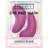 YEAUTY ENERGY ELIXIR EYE PAD MASK, i cuscinetti per gli occhi super morbidi con il lussuoso siero anti-invecchiamento di vitamina C, acido ialuronico e pompelmo rosa, riducono le occhiaie e leviga la