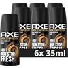 Axe Deo Spray Dark Temptation Mini, Pacco da 6 (6 x 35 ml)