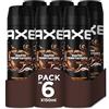 Axe Dark Temptation Deodorante - 150 ml, confezione da 6