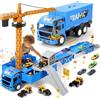 Does not apply Cantiere Giocattolo per Bambini Camion Pista Macchinine Gru Bisarca Giocattolo C