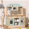Set Di Cucina in Legno per Bambini, Gioco Di Simulazione per Ragazze E Ragazzi C