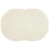 Alpha Living Home Placemat Round Beaded Beaded for Dining Table - Confezione da 2 misure 14 pollici per Gathering, Occasional Decoration and Family Party Celebrations - Multi Color