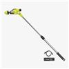 Ryobi Spazzola Rotante Telescopica 4V USB Lithium con Batteria 2.0Ah e Caricabatterie Inclusi, Alta Velocità 400 rpm, Asta Estensibile 1.2 m, Pulizia Casa e Auto, RTS4-120G