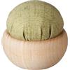 Tulip Cuscino per Spilli Verde 7x8 cm