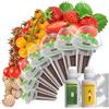 LYKOCLEAN Baccelli di semi di fragola per AeroGarden, Ahopegarden, iDOO Hydroponics Growing System, 350 semi + germinazione tra cui pomodoro rosso ciliegino dorato, fragola bianca, fragola rossa (7 cialde)