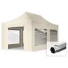 TOOLPORT Gazebo Pieghevole 3x6 m con finestre Panorama Richiudibile ALLU Tendone per Feste con Sacca TENDAPRO Beige