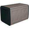 PEBSHOP Baule PORTATUTTO (CM 96 X 53 X H 57 - Grigio/Nero)