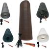 PINTO FERRAMENTA E-COMMERCE Pinto FERRAMENTA Rete Balcone Protettiva in Plastica per Ringhiera Cancelli e Recinzione Decorativa per Giardino Anticaduta Protezione Bambini e Animali Fascette E Cutter Omaggio (h1X5mt, Marrone)