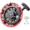 UHJFDX Gruppo avviamento a Strappo per avviamento a Strappo Compatibile con Motori GX200 e GX160 Modello con nottolino ad Asta Curva da 5,5 6,5 28400-Z4M-306ZB 27400-Z1