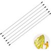 Baisdan 6 aste flessibili, 78,7 cm, bandiere di culto pieghevoli, bastoncini flessibili per adorazione e lode, accessori per danza, 3 lunghezze di differenza