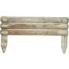 Decor Space Bordura per aiuole in legno in pino naturale per recinzioni giardino e terrazzo (55 x h 30 cm)