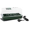 HORTOSOL 10w Mini serra Riscaldata plastica rigida 31x17,5x17,5 cm