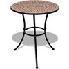 vidaXL Tavolo Piante Ceramica con Mosaico Arredo Esterno Tavolino Espositore