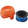 StarRing 2 bobine di ricambio per decespugliatore Black&Decker GL315 GL350 GL650, ricambio per bobine automatiche (1 tappo + 1 bobina)