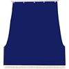IlGruppone Tenda da sole tessuto resistente per balcone con anelli lavabile a caduta - Blu - 280x295 cm