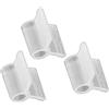 MeevrgR 100 clip per innesto da giardino per piante, strumenti di fissaggio in plastica, dimensioni 2-4,5 mm, bianche, compatibili con melanzane e meloni