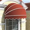 KDDFN Tenda Cappottina da Sole,Tenda a Ventaglio da Balcone Pieghevole,Tenda da Sole Modello,Tettoia per Porta a Cupola,UV Protezione Solare Antipioggia,per Porte e Finestre (Diameter:80cm/31in,Red)