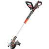 FUXTEC Decespugliatore a batteria 20V FX-E1RT20-SET - Tagliabordi 25cm con batteria 2Ah e caricatore - Asta telescopica 20cm - Testa regolabile 180° - 20 lame incluse - Sistema una batteria per tutti