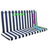BUONOCORE Cuscino per Dondolo 4 posti 170 Cm Bianco/Blu