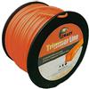 TANIASHOP FILO PER DECESPUGLIATORE QUADRATO 3.0MM BOBINA 100MT TAGLAERBA CAVO MATASSA Rosso