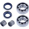 Gubeter Kit set paraolio cuscinetto albero motore manovella, per motosega Per Husqvarna 362, 365, 365X-Torq, 371, 371Xp, 372, 372Xp, 372Xp X-Torq, 738 22 02 25, 503 26 03 01, 505 27 57 19