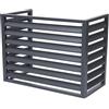 unmjgybc Sistema di Protezione Esterna Grigio Senza Couv L100*W50*H70(1.5P) - per Condizionatori Bidoni della Spazzatura e Attrezzi Giardinaggio - Resistente Decorativa e Pratica