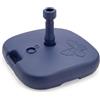 Spetebo Supporto per ombrellone in plastica - Colore: blu - riempibile / 20 l - Base per ombrellone
