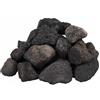 vidaXL Rocce Vulcaniche 25 kg Nere 5-8 cm, Roccia di Lava vulcanica, Pietra vulcanica, Pietra Decorativa Acquario, Roccia lavica, Pietra lavica