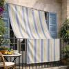 GX GARGIX GARGIX TENDA DA SOLE CON ANELLI RESISTENTE ESTERNI BALCONE VERANDA GIARDINO (GRIGIO, L/150X250)