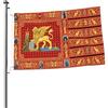 FJQWKLF Bandiera della Repubblica di Venezia (1659-1675) Bandiere 2x3 piedi Banner con stampa fronte-retro per esterni con 2 occhielli in ottone Bandiere resistenti allo sbiadimento 2by3