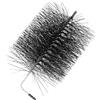 Forega Spazzola di protezione per grondaia, 10/15 cm, protezione per foglie, grondaia, stagno, protezione per martore e uccelli, in acciaio inox, resistente alle intemperie, durevole, facile da