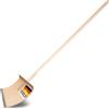SHW-FIRE Pala da neve con pala da 50 cm e manico ovale da 150 cm, pala con 5 strati in compensato con bordo protettivo in alluminio, pala da neve di alta qualità con manico in legno di faggio. Made in