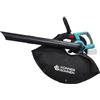 K&S Könner&Söhnen Aspirapolvere da giardino a batteria con funzione di triturazione delle foglie KS LBV-40V, tensione nominale 40 (20+20) V, regime minimo 1630 giri/min, volume del sacco aspirante 45 l