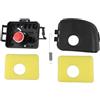 EasyByMall Kit di ricambio filtro aria per motori tosaerba 450E, 500E, 550E e 550EX - Include copertura base (595660), copertura dell'aria (595663), filtro in schiuma (799579) e molla regolatore
