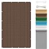 HOKXUAN Frangivisto Balcone 110 x 180 cm in HDPE Anti-Uv Divisorio Parasole Paravento Protezione Privacy Respirante Copertura per Balcone per Recinzioni Ringhiera Terrazzo, Marrone