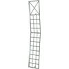 CLP Graticcio Piante Rampicanti Trigo In Ferro I Graticolato Piante 198 x 40 CM I Traliccio Rampicanti Da fissare Alla Parete, Colore:antico-verde