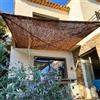 VDC Vela da ombra in fibra di cocco/Tenda da sole/Tela da ombra/Rete da ombra/Giardino/Patio/Terrazza/100% naturali ed ecologiche/60% di ombra (3X3)