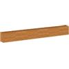 vidaXL Letto Rialzato da Giardino 578x50x69 cm Acciaio Corten