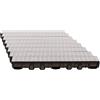 ScarMaxx - Grondaia di drenaggio da 8 m - Grondaia - Scarico Acqua piovana - Altezza A15 mm - Set Completo - per Angolo e Collegamento a Croce - Griglia longitudinale Line Grigio - 13 x 800 x 11,5 cm