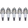 BOUDECH Set di 5 Candele per Motori a 2 Tempi - l8rtf/bm6a/l7t - compatibili con decespugliatori mototrivelle motoseghe e motozappe