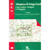 CARTE STRADALI Altopiano di Asiago nord. Cima Dodici, Ortigara e Valsugana 1:25.000