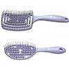 I.P.P.A. Doppia Spazzola Districante. Spazzola Capelli Districante - Scioglinodi Anti Nodi - Per Capelli Ricci, Lisci, Fini, Bagnati e Lunghi - Hair Brush Anti Rottura per Donna, Uomo e Bambini. Curve Ventilat