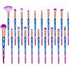 MELLIEX Pennelli da Trucco, 20 Pezzi Set di Pennelli Make Up Fondotinta Cipria Liquido Professionali Pennelli per Volto Ombretti e Sopracciglio