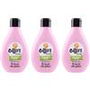 MENDOSA Adorn Caring Shampoo Glossy per Capelli Ricci, Set da 3, 250ml, Rosa