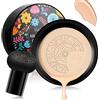CCKULOOB Fondotinta CC Crema con Fungo Testa D'aria Cuscino BB Crema Mushroom Head Air Cushion CC Cream per Trucco impeccabile, Anche Tonalità Della Pelle (Naturale)